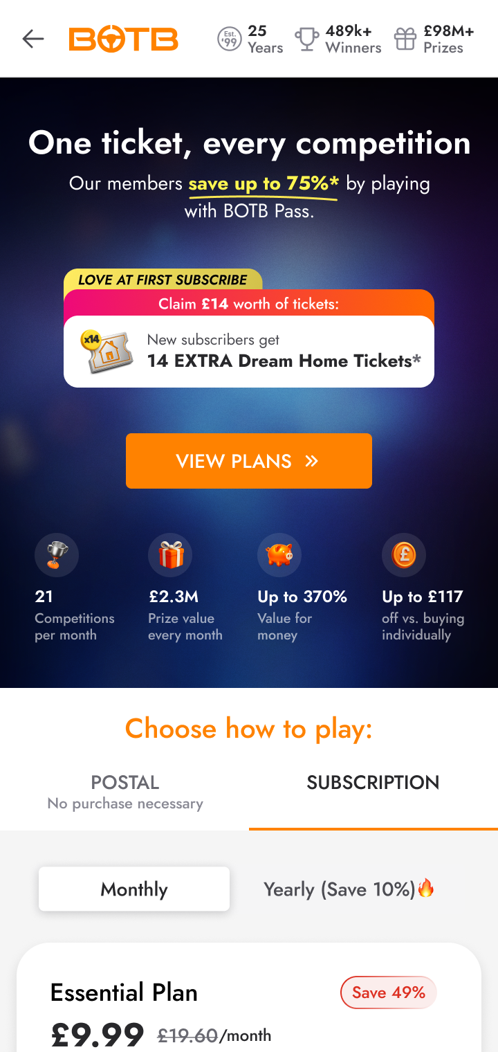 Pass home: you're in for this month's prizes